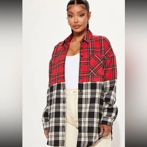 Plaid Button Up Shirt